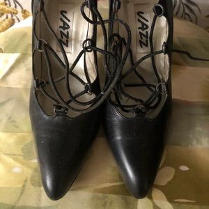 Jazz Leather high heels from the 1990s